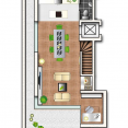 Grundriss von Wohnung 4 im Haus 31 - DG rechts